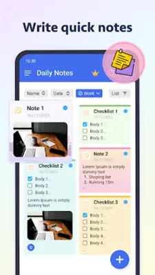 Daily Notes android App screenshot 4